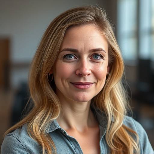 Portrett av Kari Johansen, produksjonssjef i Møbelkunst AS